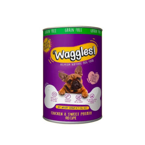Waggles Grain Free Canned Food for Dogs – Chicken n Sweet Potato