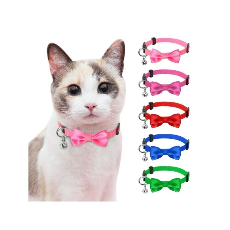 Cat Bow Collar / Bow Collar for Cats with Bell