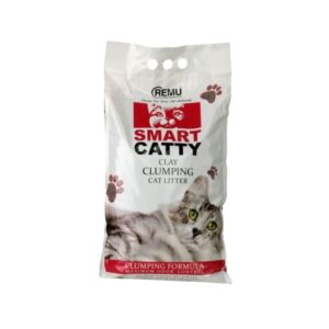 A 7.5 kg bag of premium natural-mineral clay clumping litter, the Remu Smart Catty Litter delivers strong odor control and firm clumping for easy scooping and a cleaner cat environment.