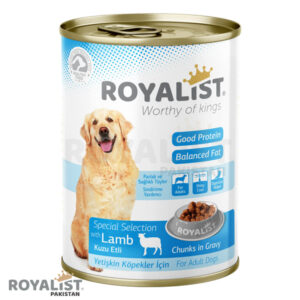 Royalist Food Wet Chunk Dog Lamb / Dog Tin – 400 GM